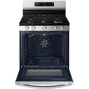  Samsung 30-inch Freestanding Gas Range with WI-FI Connect NX60A6511SS/AA IMAGE 4