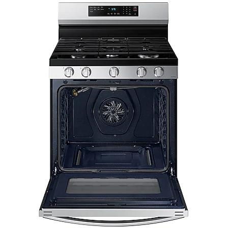  Samsung 30-inch Freestanding Gas Range with WI-FI Connect NX60A6511SS/AA IMAGE 4