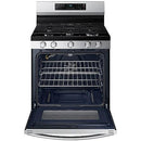  Samsung 30-inch Freestanding Gas Range with WI-FI Connect NX60A6511SS/AA IMAGE 5