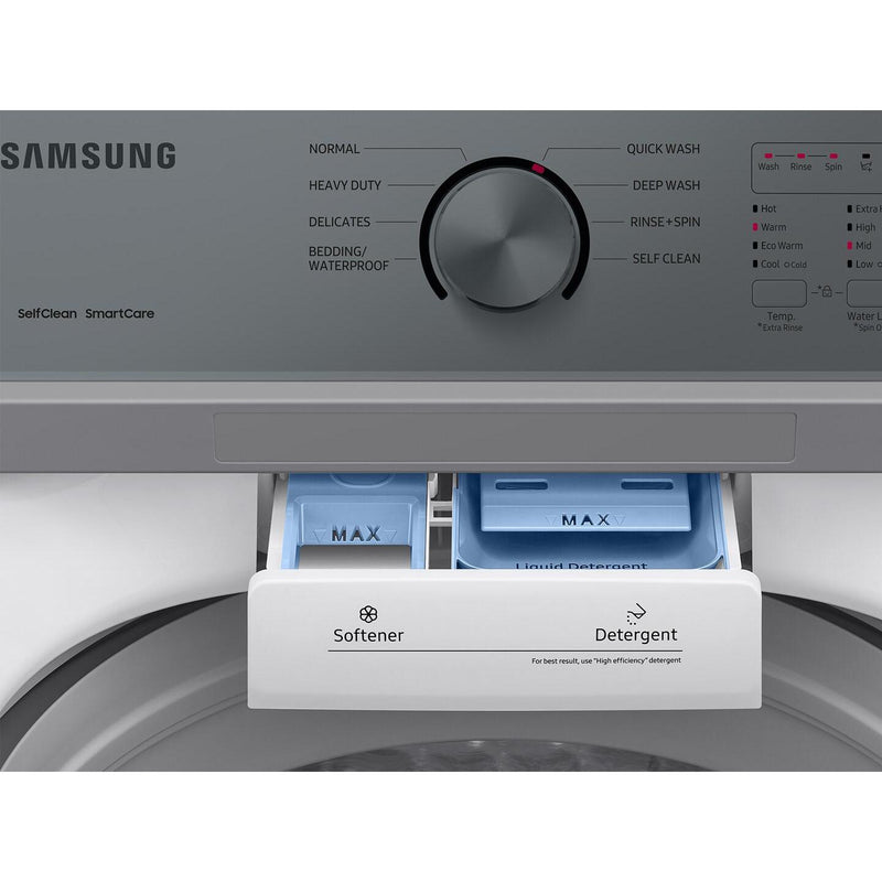  Samsung 5.0 cu.ft. Top Loading Washer with ActiveWave™ Agitator WA44A3205AW/A4 IMAGE 9