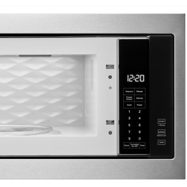  Whirlpool 30-inch, 1.1 cu. ft. Built-in Microwave Oven with Low Profile Design YWMT50011KS IMAGE 4