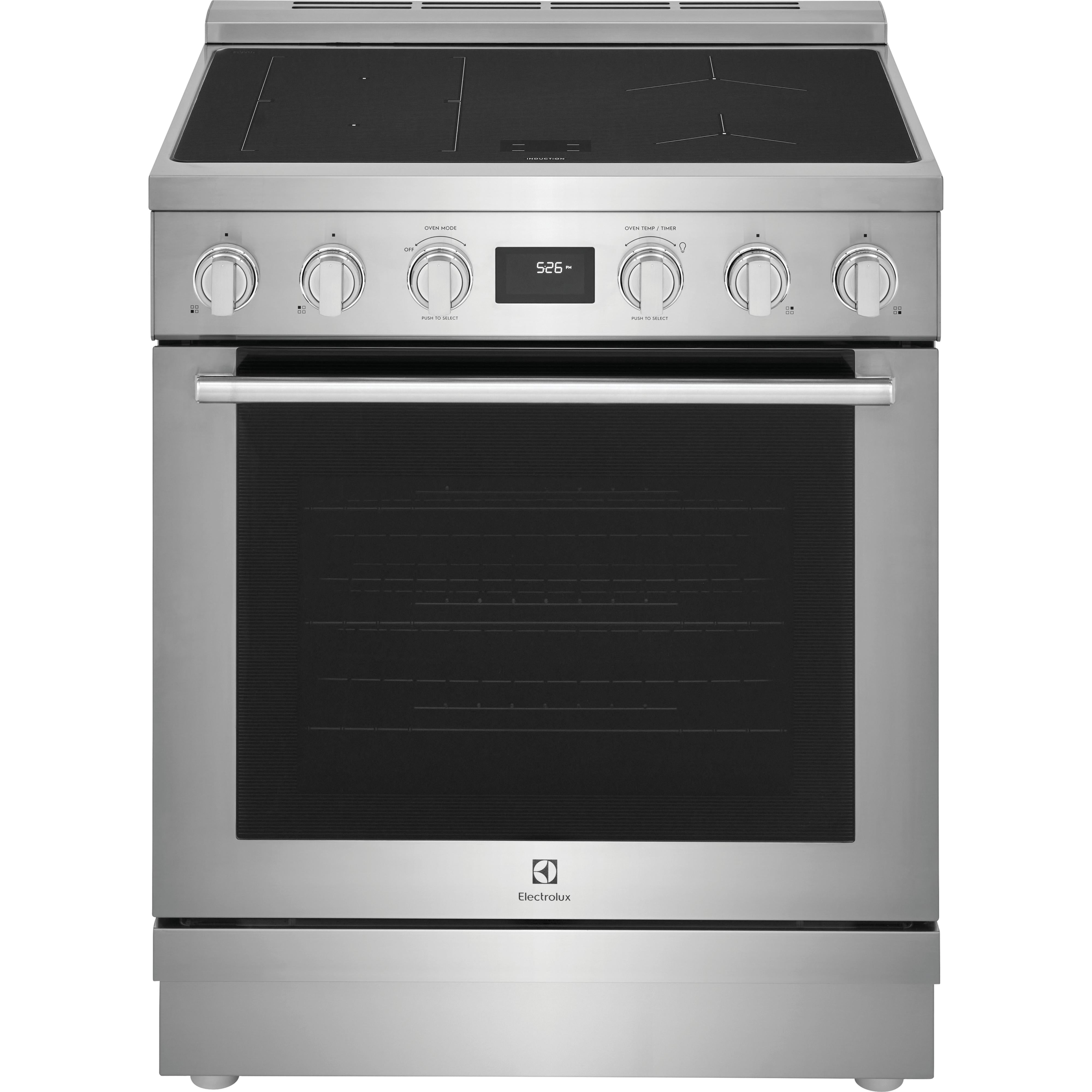 Electrolux 30-inch Freestanding Electric Induction Range ECFI3068AS IMAGE 1