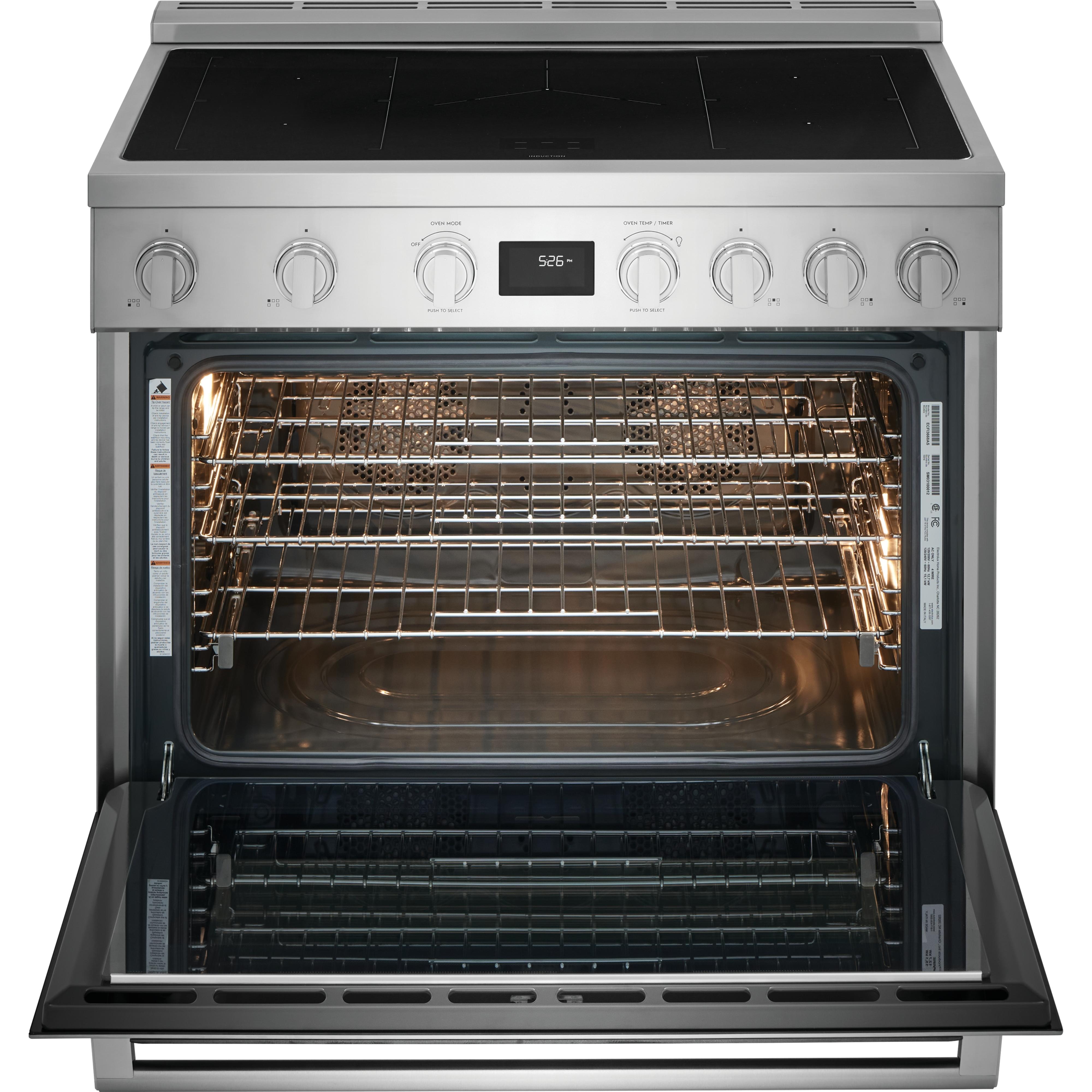  Electrolux 36-inch Freestanding Electric Induction Range ECFI3668AS IMAGE 5