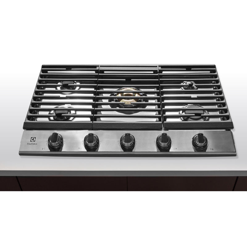  Electrolux 36-inch Built-In Gas Cooktop ECCG3668AS IMAGE 2
