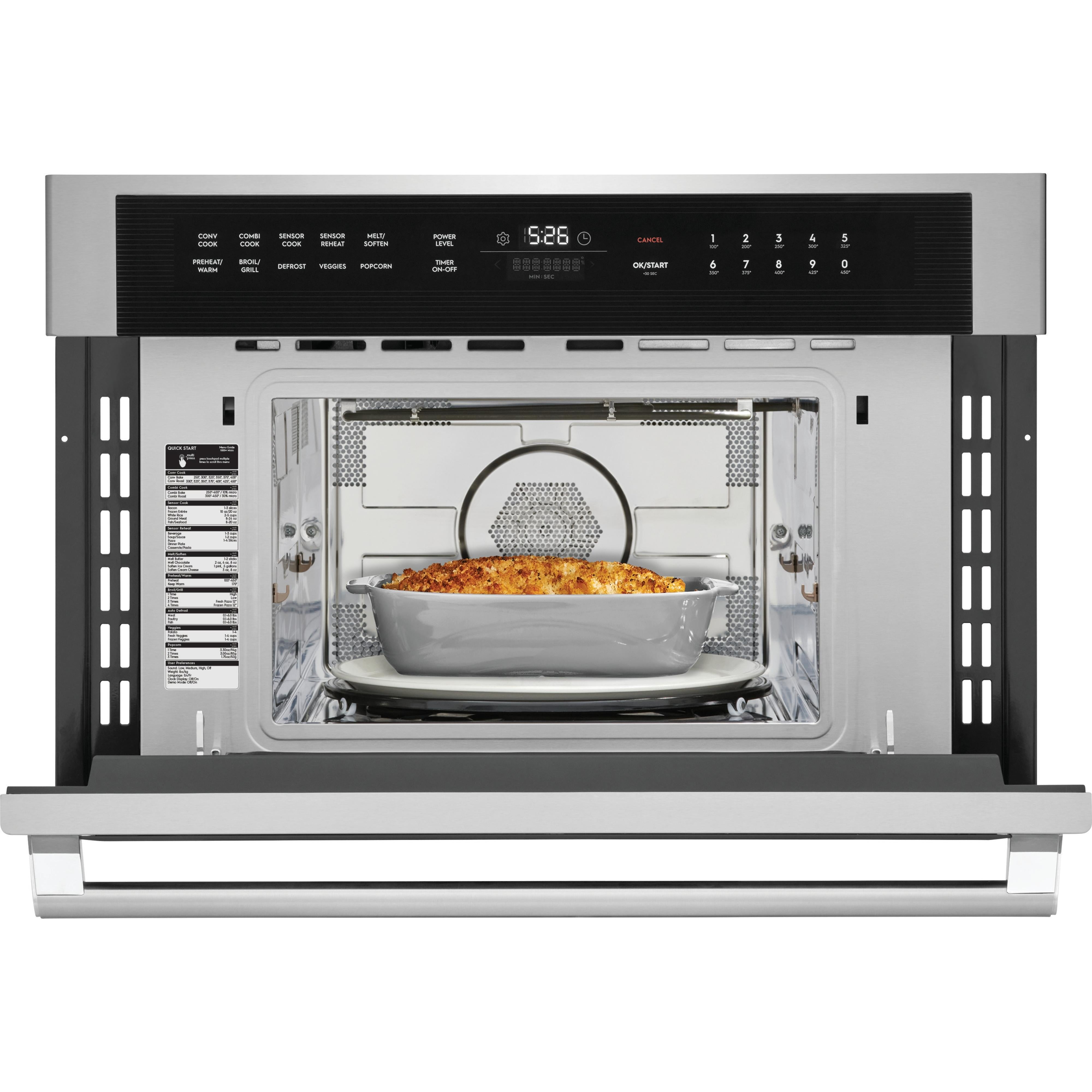  Electrolux 30-inch Built-In Microwave Oven with Drop-Down Door EMBD3010AS IMAGE 3