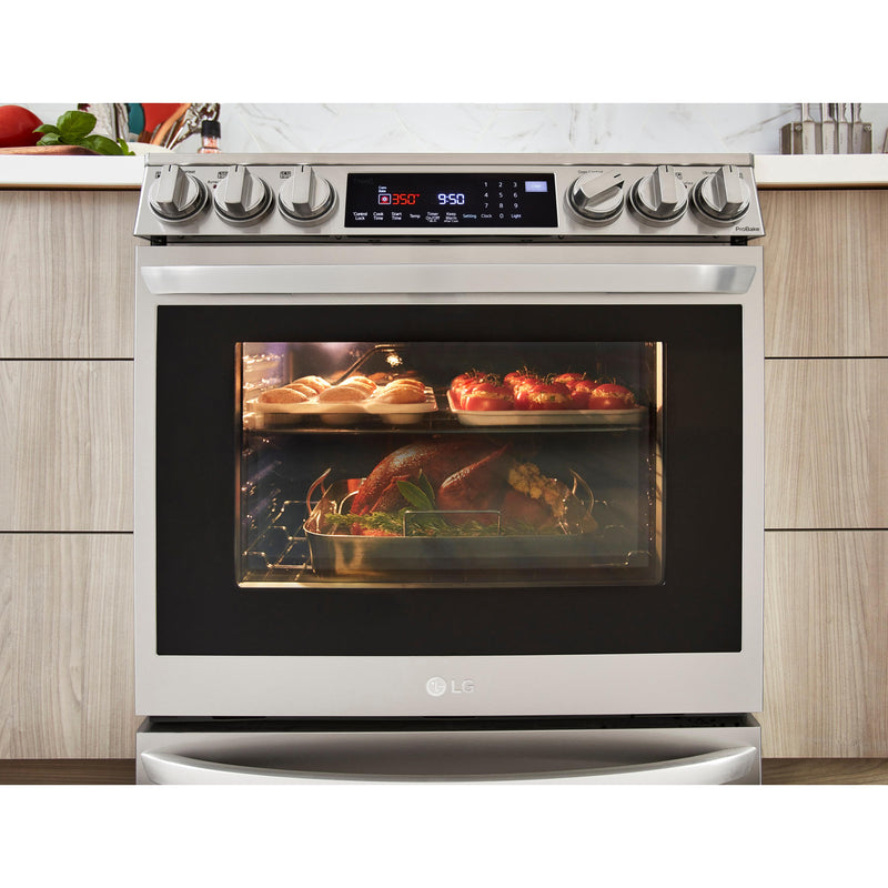  LG 30-inch Slide-In Electric Range with Air Fry LSEL6337F IMAGE 16