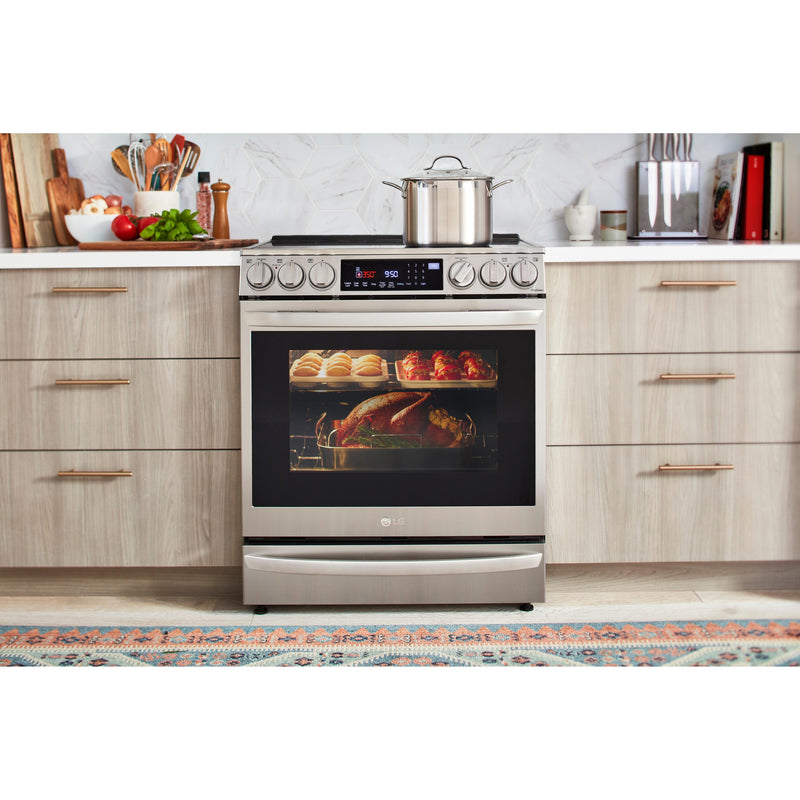  LG 30-inch Slide-In Electric Range with Air Fry LSEL6337F IMAGE 17