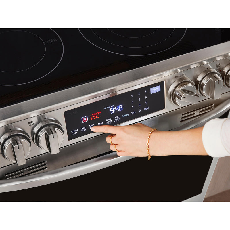 LG 30-inch Slide-In Electric Range with Air Fry LSEL6337F IMAGE 9
