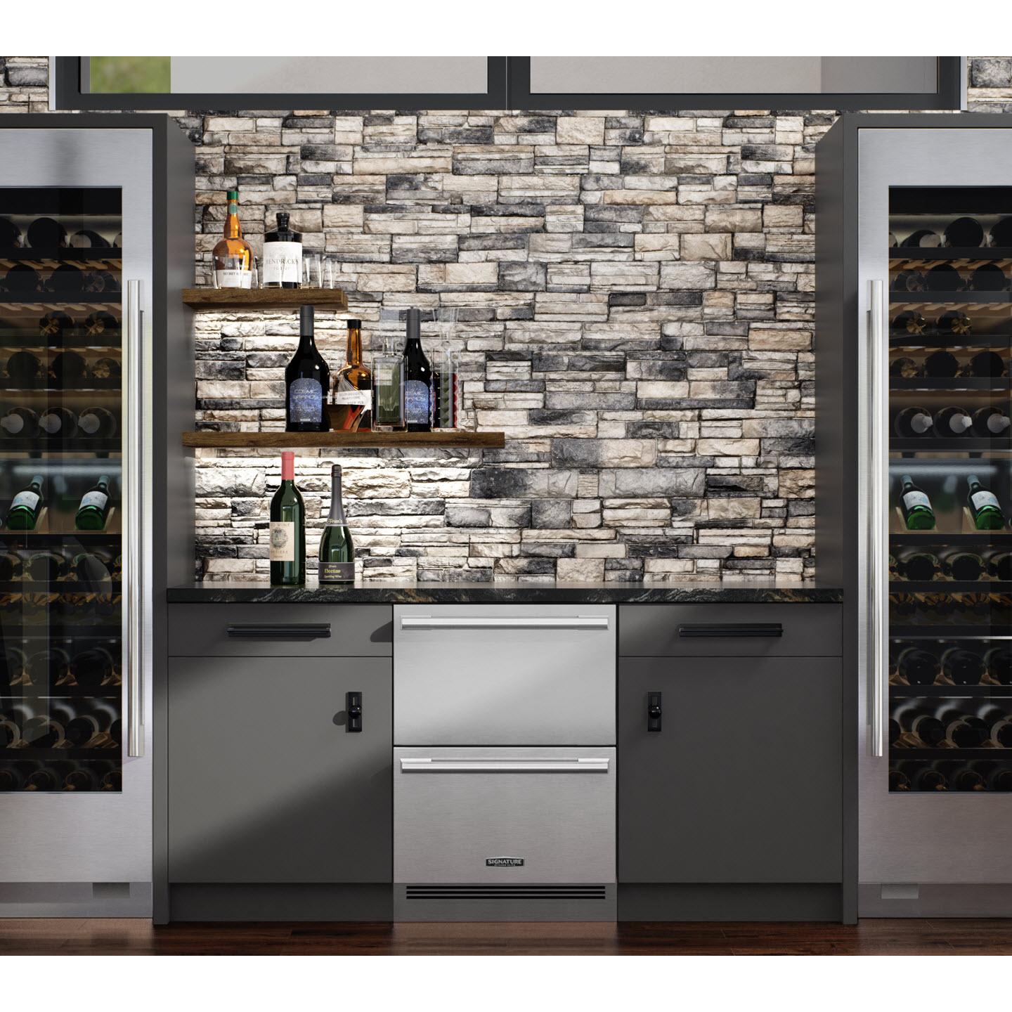  Signature Kitchen Suite 24-inch Built-in Refrigerator Drawers with 6 Modes SKSUD2402P IMAGE 16
