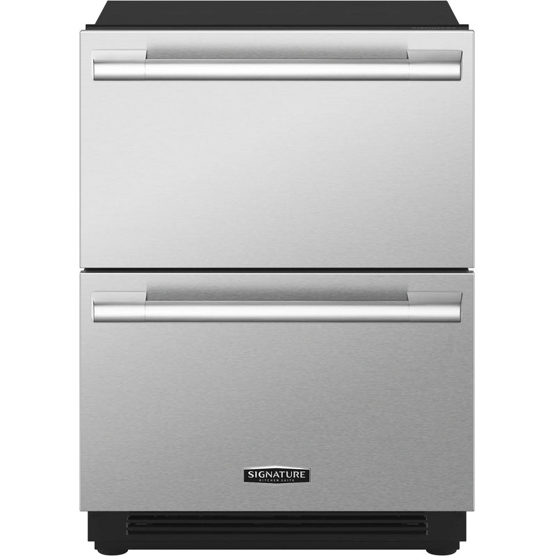  Signature Kitchen Suite 24-inch Built-in Refrigerator Drawers with 6 Modes SKSUD2402P IMAGE 1