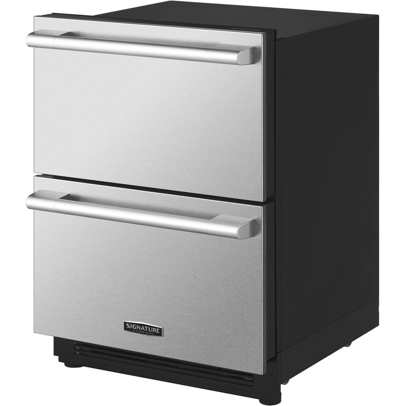  Signature Kitchen Suite 24-inch Built-in Refrigerator Drawers with 6 Modes SKSUD2402P IMAGE 2