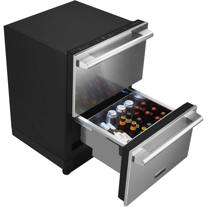  Signature Kitchen Suite 24-inch Built-in Refrigerator Drawers with 6 Modes SKSUD2402P IMAGE 5