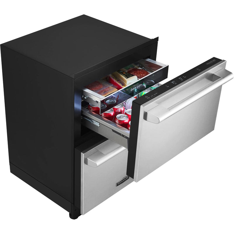  Signature Kitchen Suite 24-inch Built-in Refrigerator Drawers with 6 Modes SKSUD2402P IMAGE 7