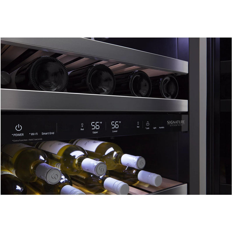  Signature Kitchen Suite 41-Bottle Wine Cooler with 2 Temperature Zones SKSUW2401P IMAGE 10