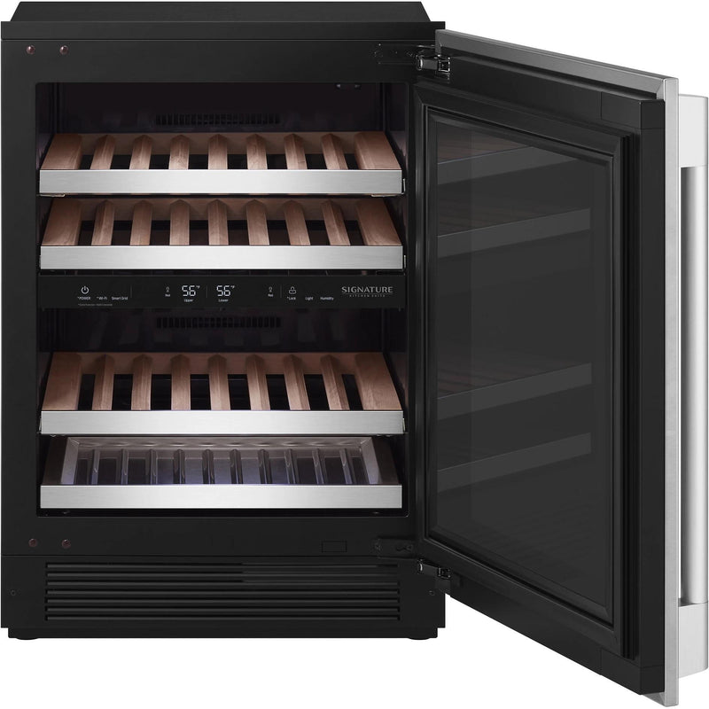  Signature Kitchen Suite 41-Bottle Wine Cooler with 2 Temperature Zones SKSUW2401P IMAGE 11