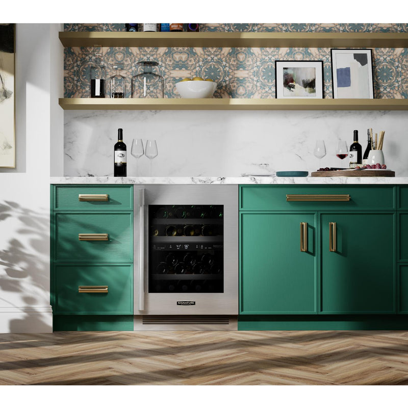  Signature Kitchen Suite 41-Bottle Wine Cooler with 2 Temperature Zones SKSUW2401P IMAGE 15