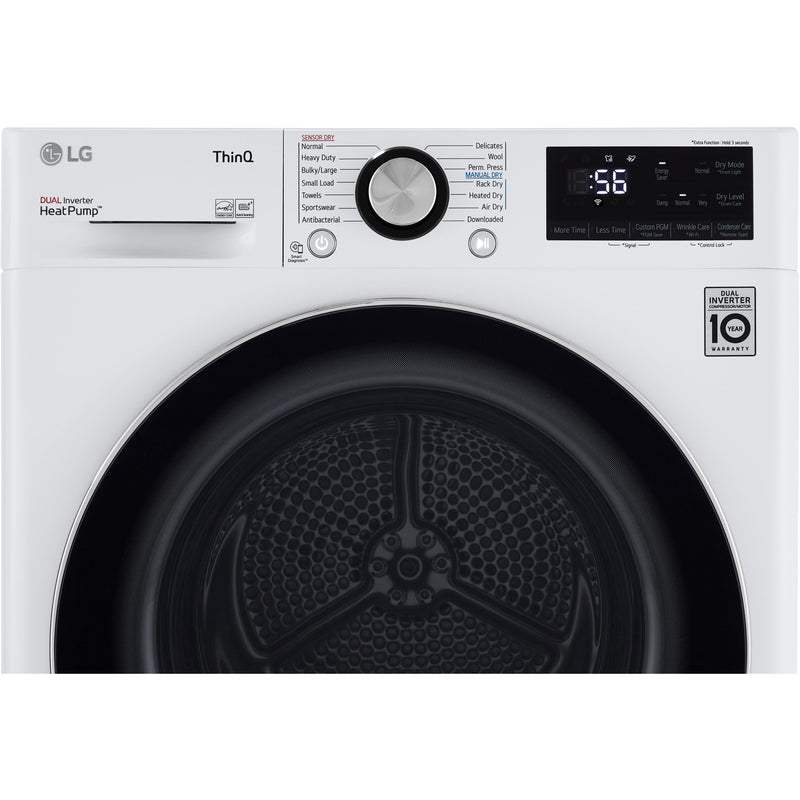  LG 4.2 cu.ft. Electric Dryer with ThinQ® Technology DLHC1455W IMAGE 3