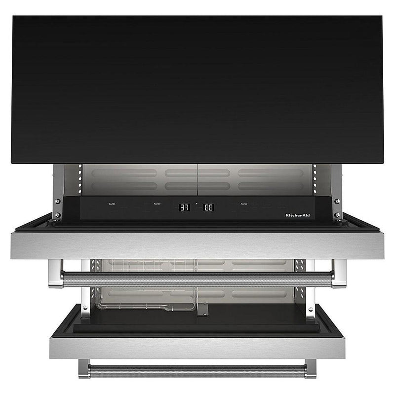  KitchenAid 24-inch Undercounter Double-Drawer Refrigerator/Freezer KUDF204KSB IMAGE 2