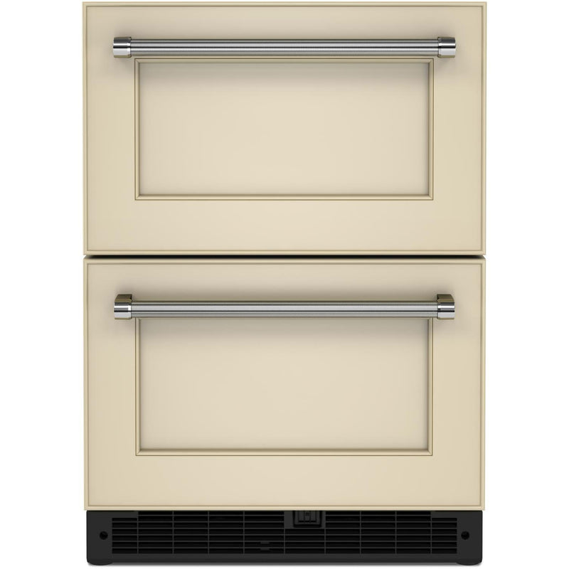  KitchenAid 24-inch Undercounter Double-Drawer Refrigerator KUDR204KPA IMAGE 1