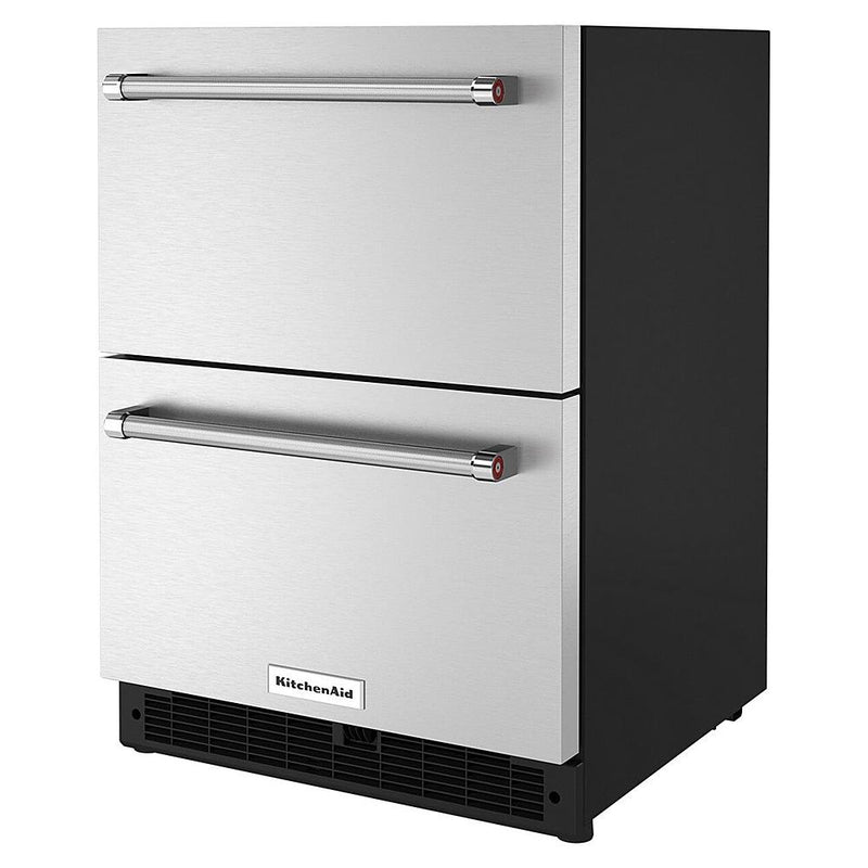  KitchenAid 24-inch Undercounter Double-Drawer Refrigerator KUDR204KSB IMAGE 4