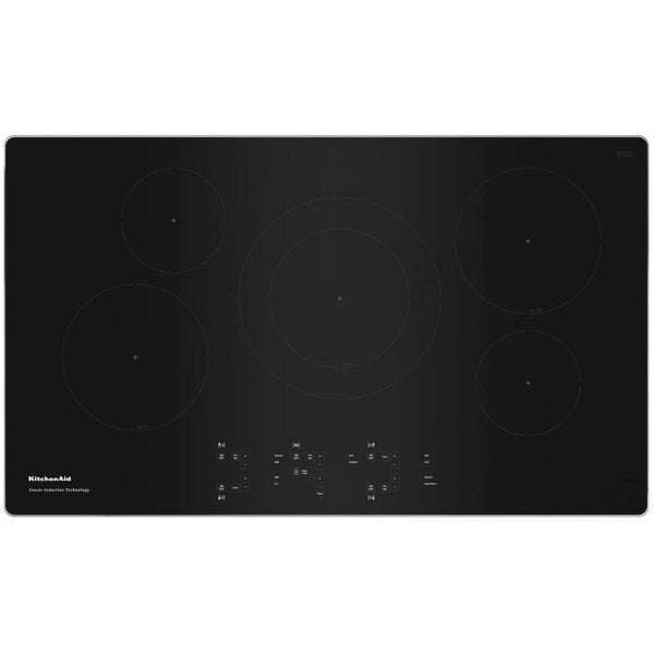  KitchenAid 36-inch Built-In Electric Induction Cooktop KCIG556JSS IMAGE 1