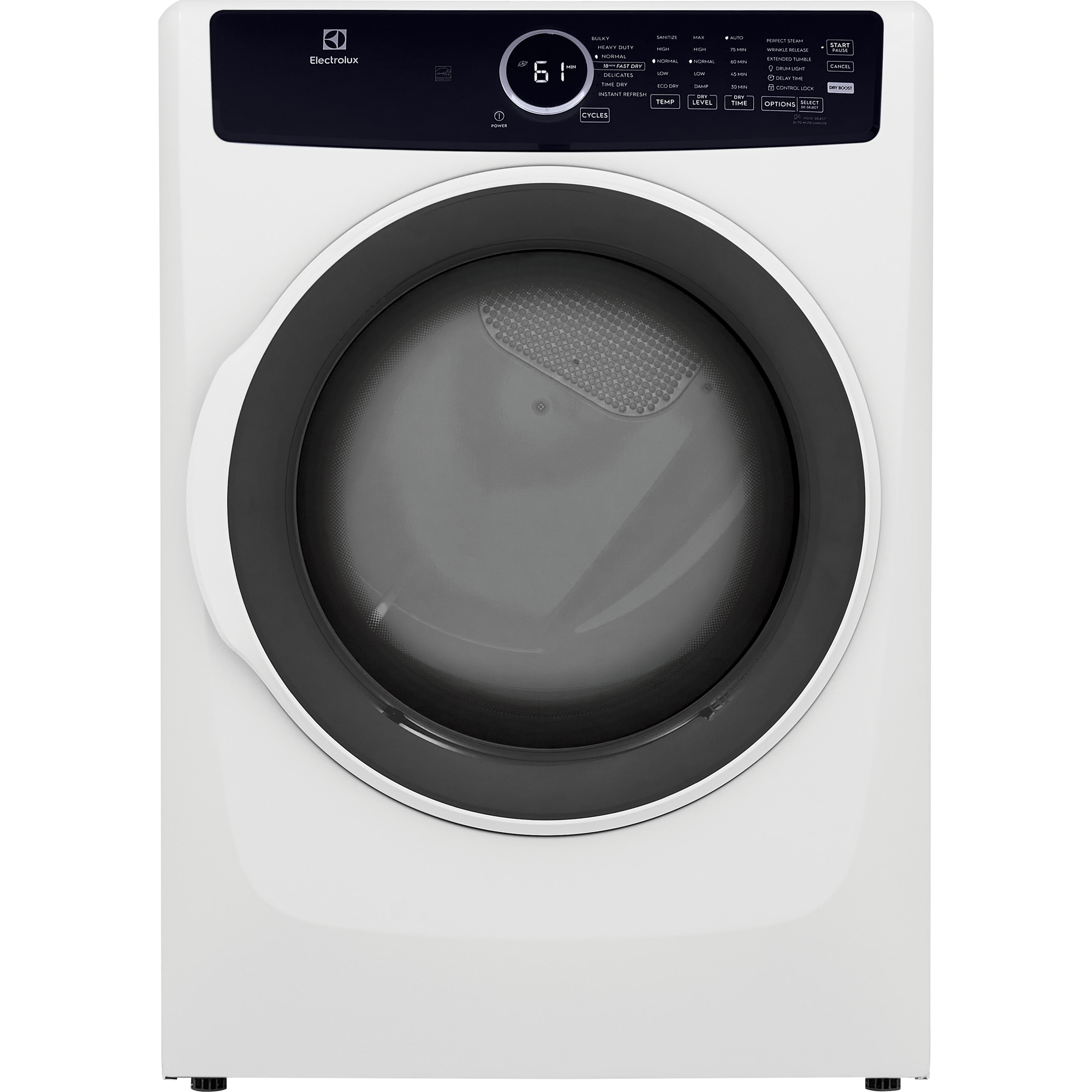  Electrolux 8.0 cu.ft. Gas Dryer with 7 Dry Programs ELFG7437AW IMAGE 1