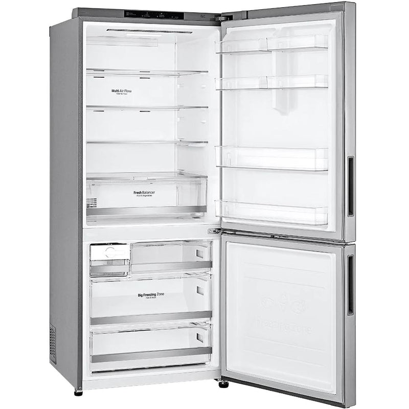  LG 28-inch, 14.7 cu.ft. Counter-Depth Bottom Freezer Refrigerator with Multi-Air Flow Cooling LBNC15251V IMAGE 2