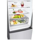  LG 28-inch, 14.7 cu.ft. Counter-Depth Bottom Freezer Refrigerator with Multi-Air Flow Cooling LBNC15251V IMAGE 9