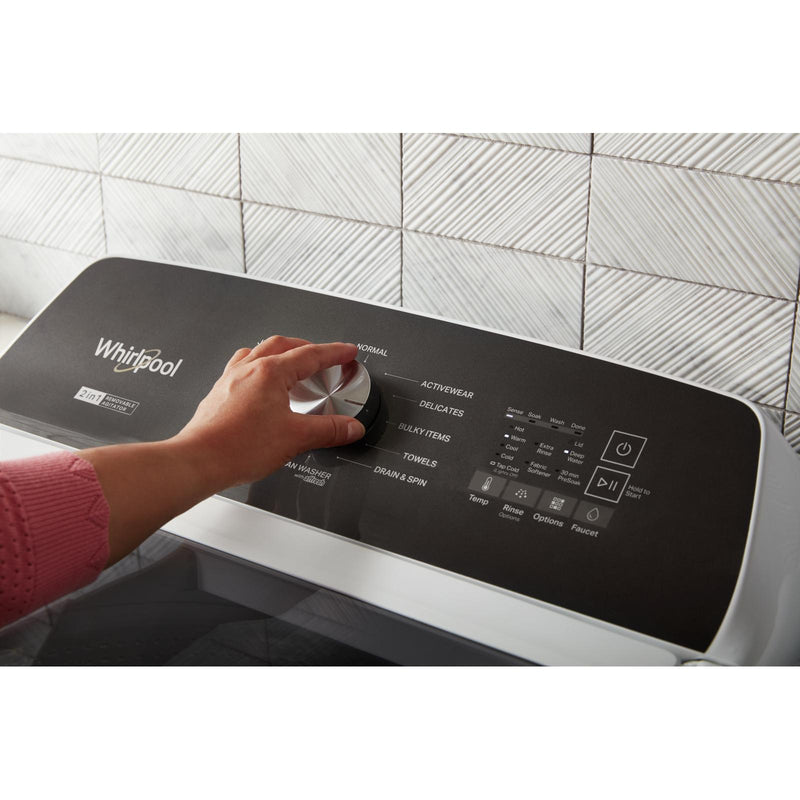  Whirlpool 5.4 cu. ft Top Loading Washer with Removable Agitator WTW5057LW IMAGE 10