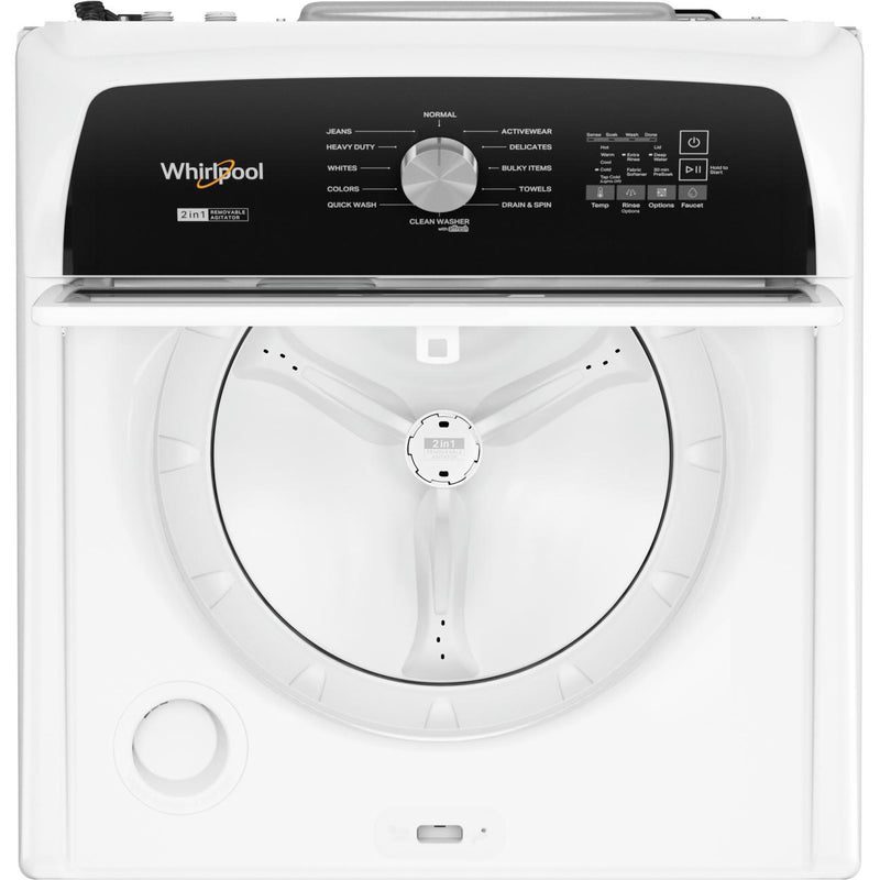  Whirlpool 5.4 cu. ft Top Loading Washer with Removable Agitator WTW5057LW IMAGE 4