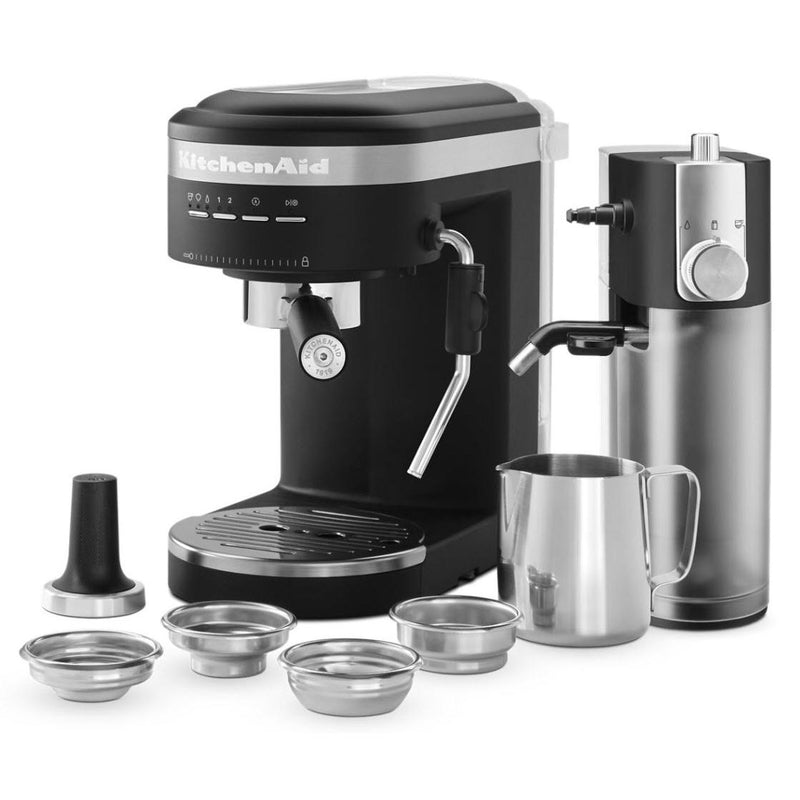 KitchenAid Semi-Automatic Espresso Machine & Automatic Milk Frother Attachment KES6404BM IMAGE 2