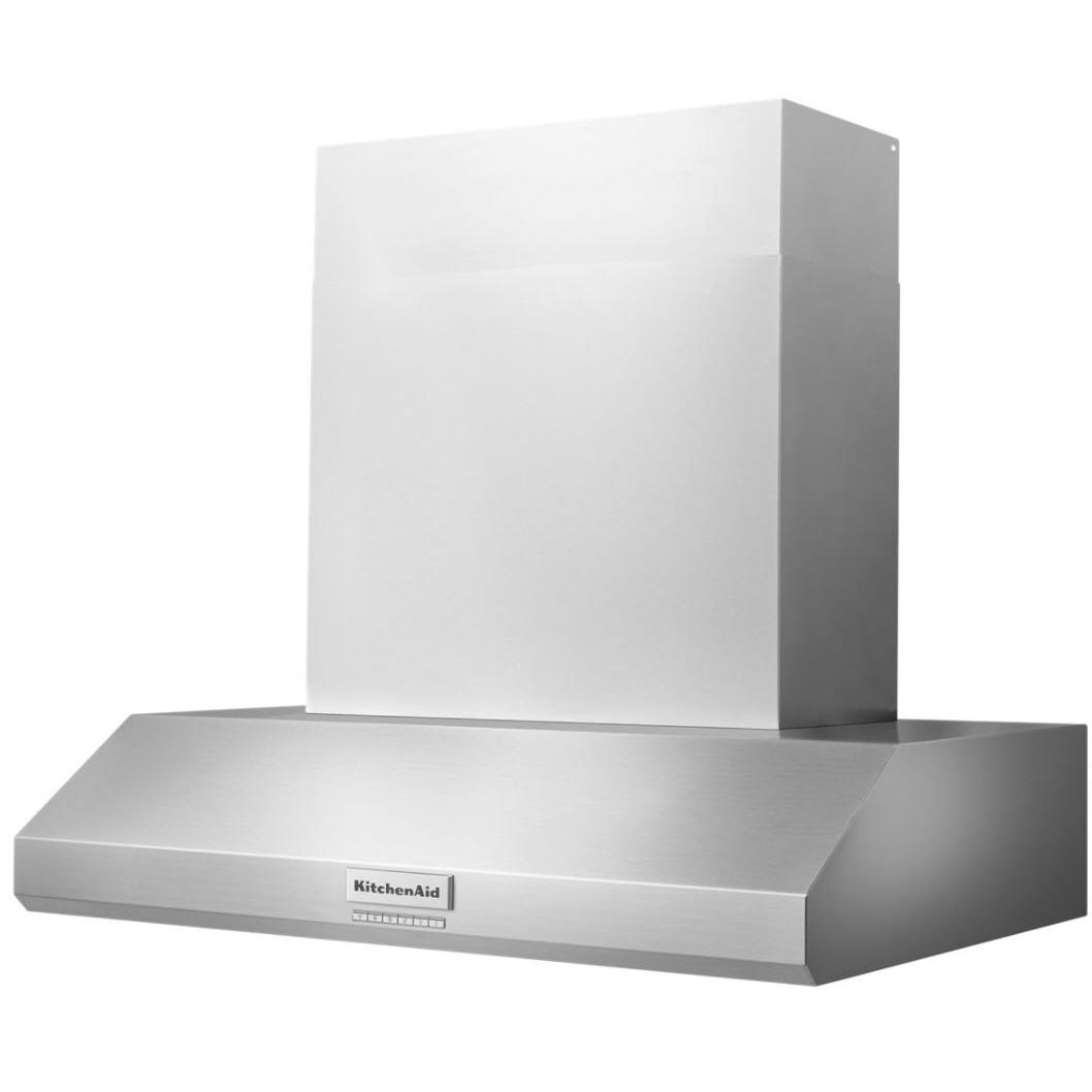 KitchenAid 36-inch Commercial-Style Wall Mount Hood Shell KVWC956KSS IMAGE 3
