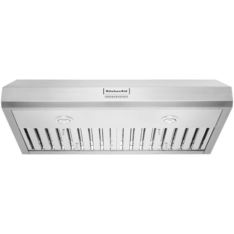  KitchenAid 36-inch Commercial-Style Series Under Cabinet Range Hood KVUC606KSS IMAGE 1