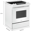  Whirlpool 30-inch Freestanding Electric Range with Frozen Bake™ Technology YWEE515S0LW IMAGE 9