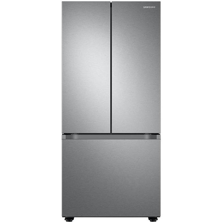  Samsung 30-inch, 22 cu.ft. French 3-Door Refrigerator with Wi-Fi RF22A4111SR/AA IMAGE 1