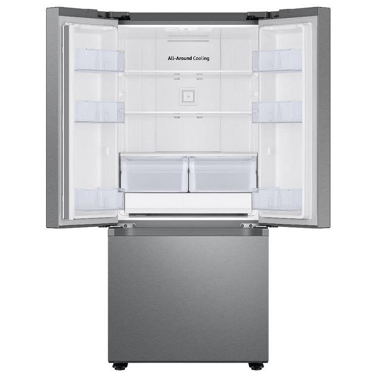  Samsung 30-inch, 22 cu.ft. French 3-Door Refrigerator with Wi-Fi RF22A4111SR/AA IMAGE 2