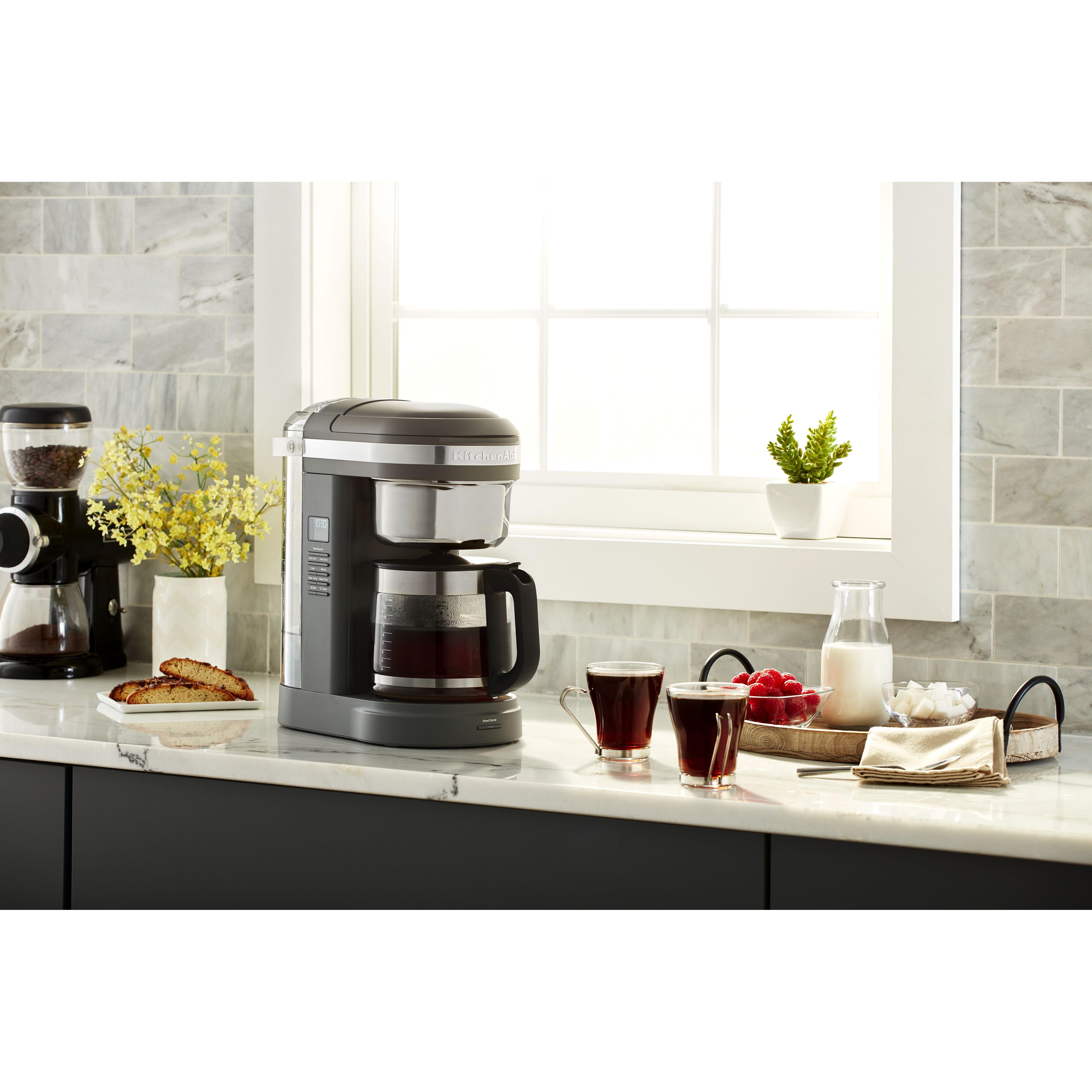  KitchenAid 12 Cup Drip Coffee Maker With Spiral Showerhead & Programmable Warming Plate KCM1209DG IMAGE 3