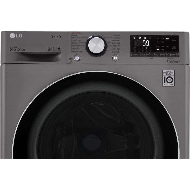  LG All-in-One Electric Laundry Center with TurboWash™ Technology WM3555HVA IMAGE 2