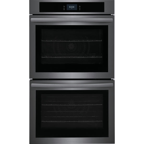  Frigidaire 30-inch Double Electric Wall Oven with Fan Convection FCWD3027AD IMAGE 1