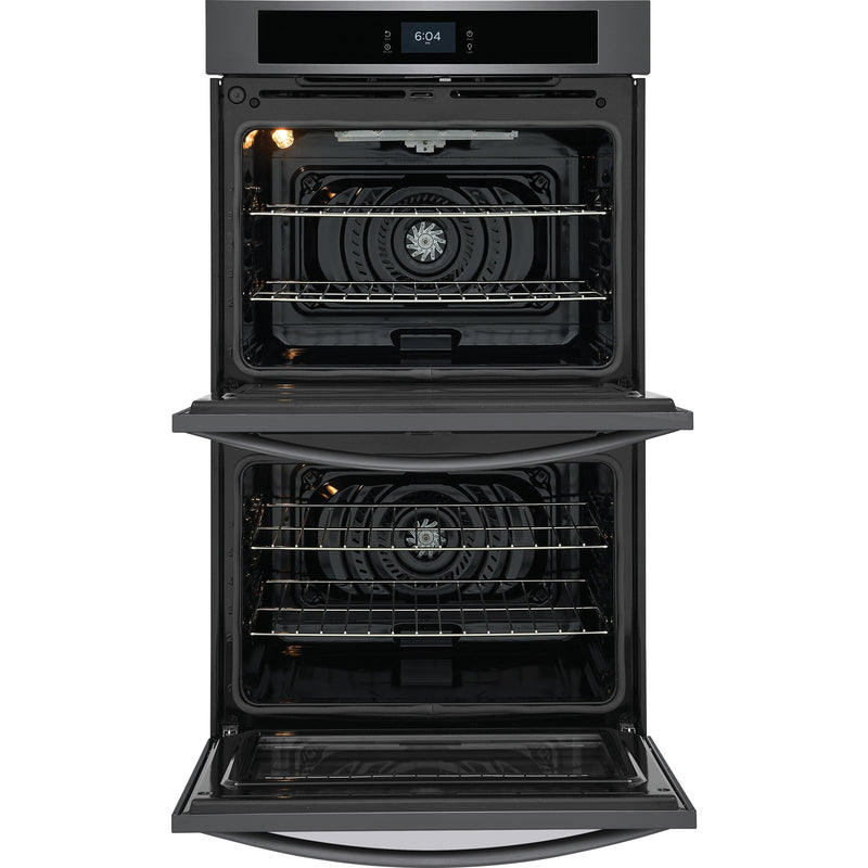  Frigidaire 30-inch Double Electric Wall Oven with Fan Convection FCWD3027AD IMAGE 2