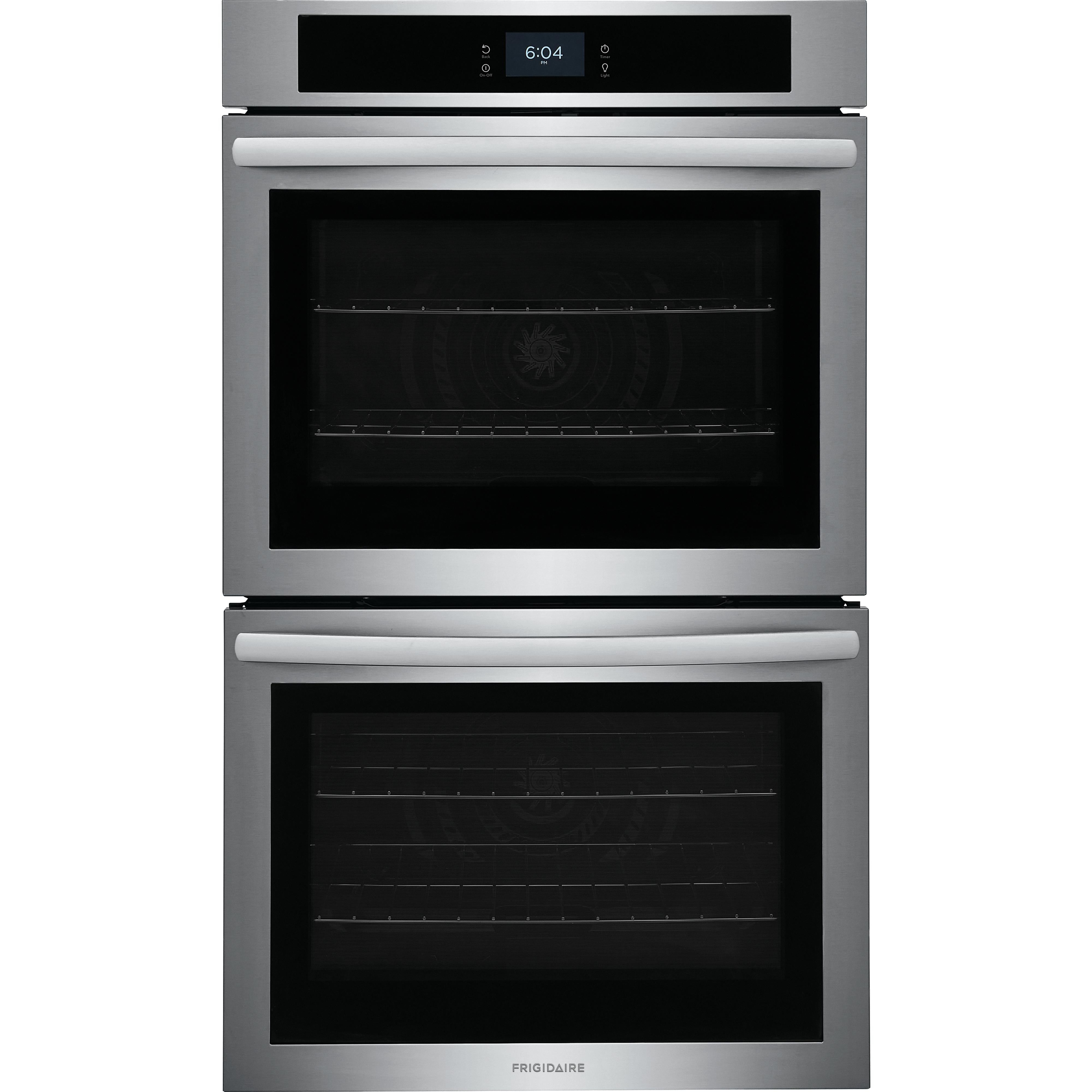  Frigidaire 30-inch Double Electric Wall Oven with Fan Convection FCWD3027AS IMAGE 1
