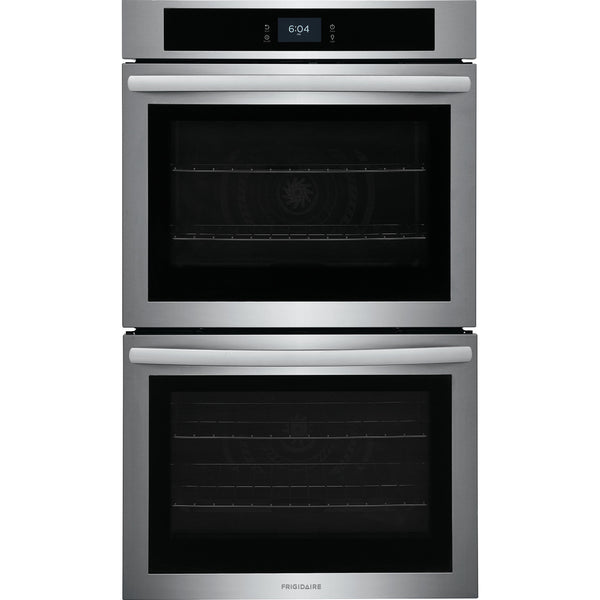  Frigidaire 30-inch Double Electric Wall Oven with Fan Convection FCWD3027AS IMAGE 1