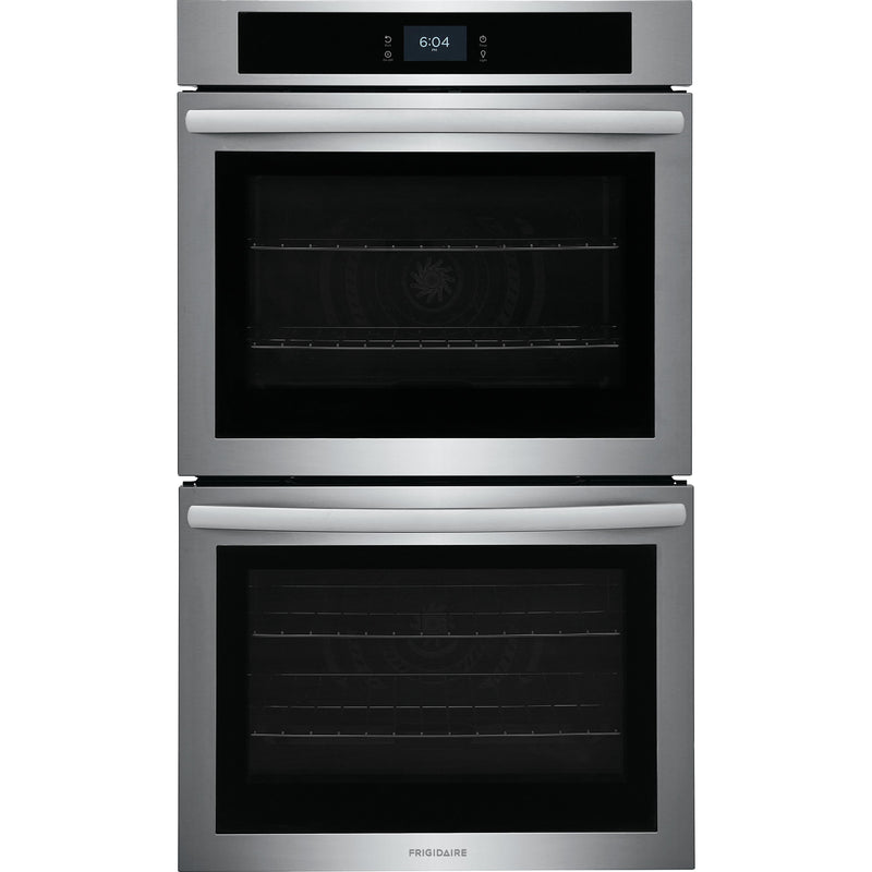  Frigidaire 30-inch Double Electric Wall Oven with Fan Convection FCWD3027AS IMAGE 1