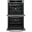  Frigidaire 30-inch Double Electric Wall Oven with Fan Convection FCWD3027AS IMAGE 2