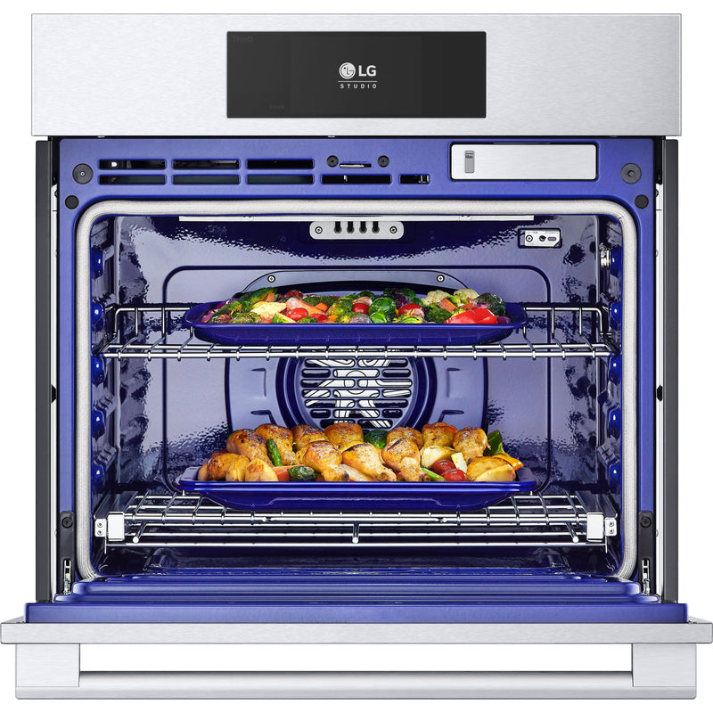  LG STUDIO Studio 30-inch, 4.7 cu.ft. Built-in Single Wall Oven with Convection Technology WSES4728F IMAGE 4