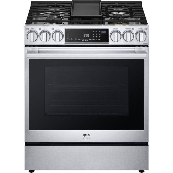  LG STUDIO Studio 30-inch Slide-in Gas Range with Convection Technology LSGS6338F IMAGE 1