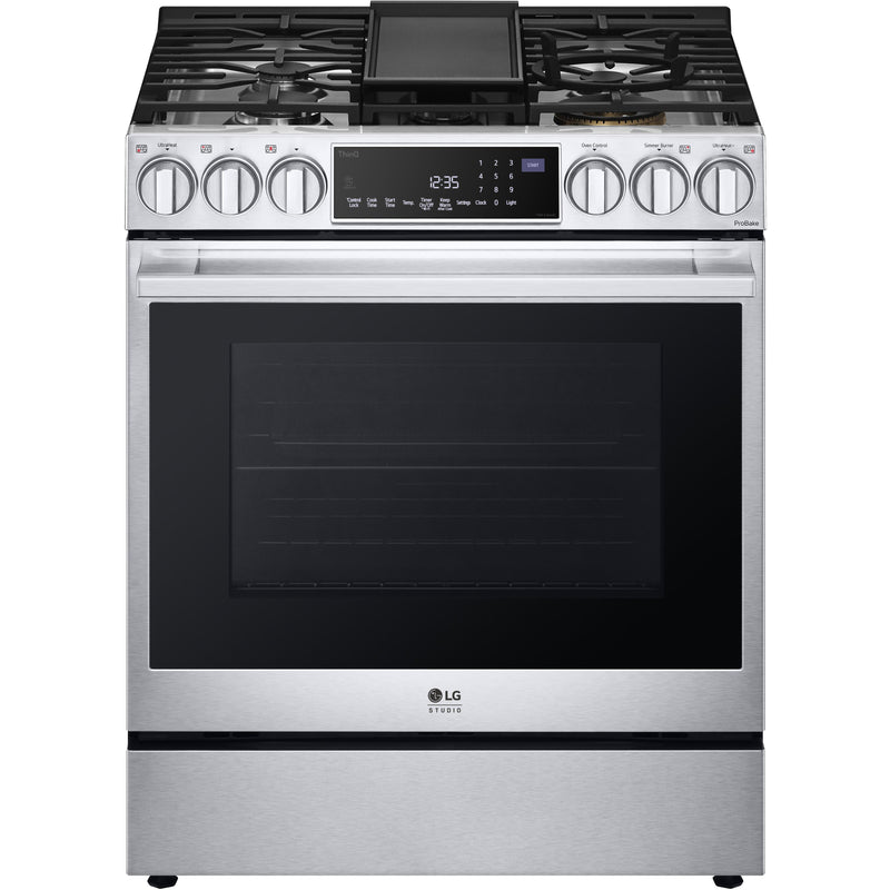  LG STUDIO Studio 30-inch Slide-in Gas Range with Convection Technology LSGS6338F IMAGE 1