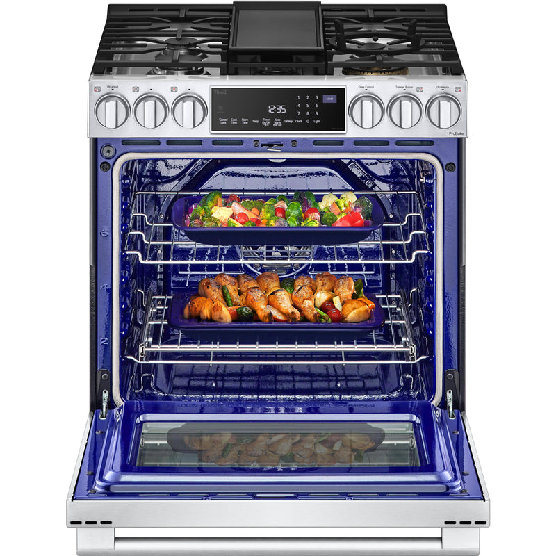  LG STUDIO Studio 30-inch Slide-in Gas Range with Convection Technology LSGS6338F IMAGE 4