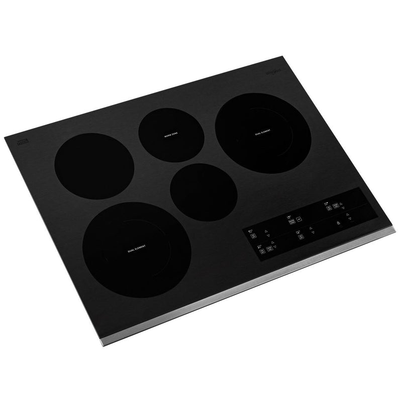  Whirlpool 30-inch, Built-in Electric Cooktop with FlexHeat™ Element WCE97US0KS IMAGE 2