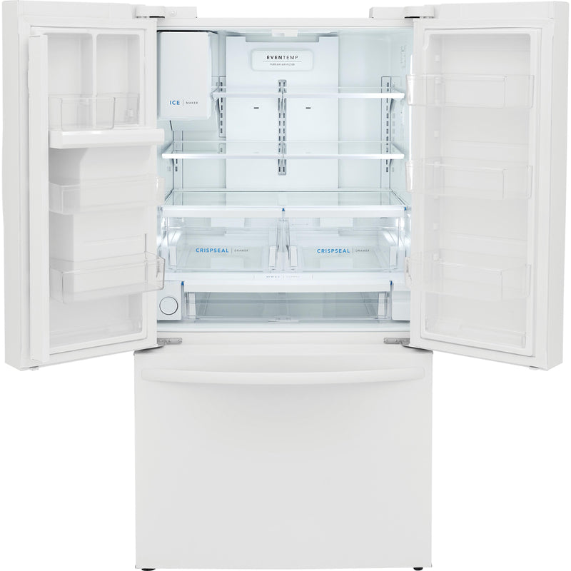  Frigidaire 36-inch, 27.8 cu. ft. French 3-Door Refrigerator with Dispenser FRFS2823AW IMAGE 2